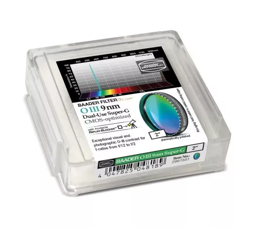 O-III 2 Super-G Filter (9nm) - CMOS optimiert