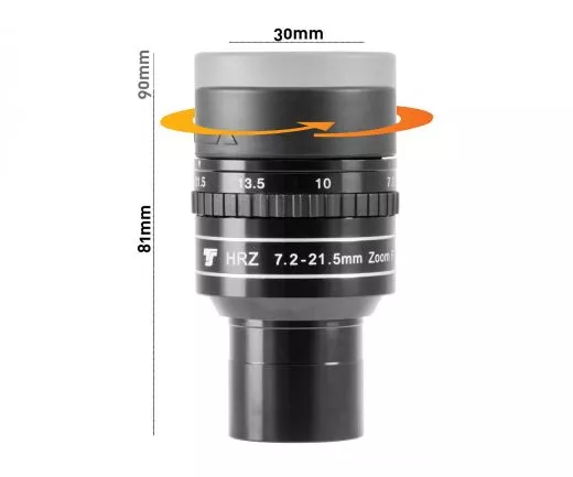 TS-Optics Premium Zoomokular 7,2mm bis 21,5mm - 1,25