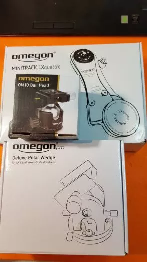 Return Omegon mount Mini Track LX Quattro NS SET 01 000