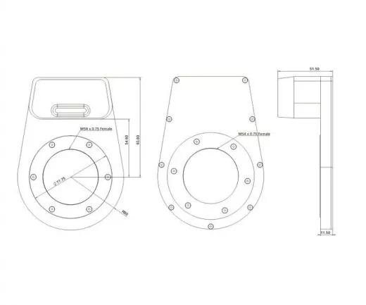 Wanderer Rotator Mini M54 - nur 10 mm dick - V2
