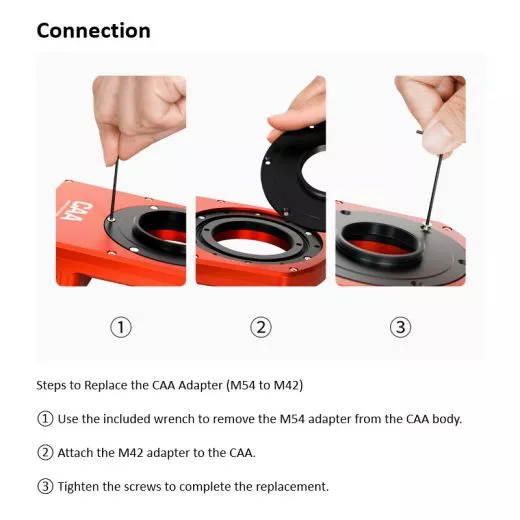 ZWO Adapter CAA auf M42