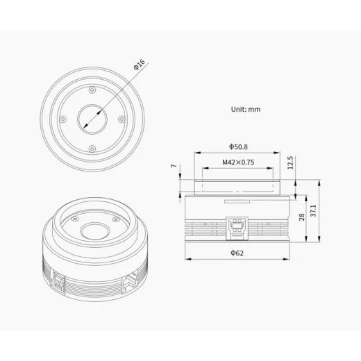ZWO Kamera ASI 662 MM Mono