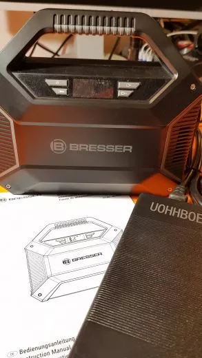 Gebraucht: BRESSER MOBILE POWER STATION 100 WATT 155Wh 13Ah /12V Lithium-Ionen-Akku