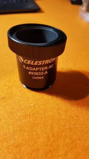 Gebraucht: Celestron T2 auf SC T-Adapter (C5, 6, 8, 9-1/4, 11, 14) 93633-a