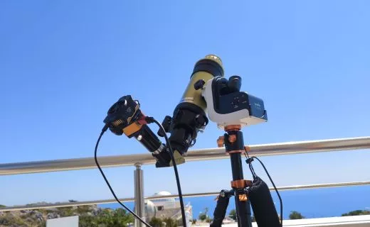 Experience and recordings with ACUTER Elite Phoenix 40 H-alpha solar telescope