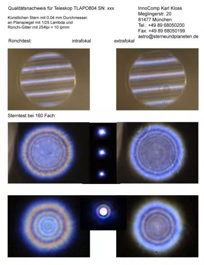 TLAPO804-3 TS PHOTOLINE 80/480mm F/6 Triplet APO