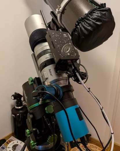 Aufnahme und Erfahrung mit Askar SQA55 Teleskop, Touptek IMX571 Kamera, SkyWatcher 150i Wave Montierung und Stellavita