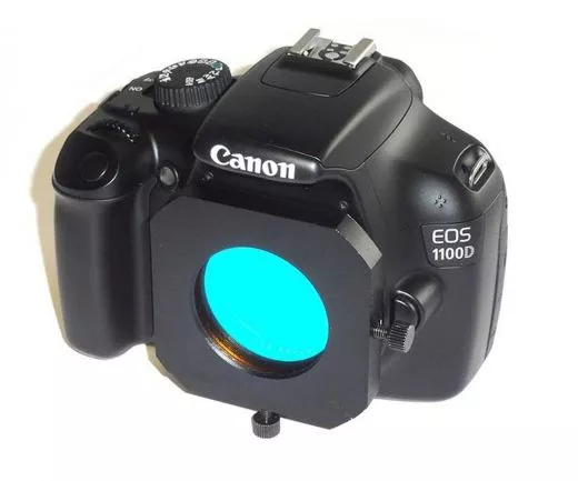 TS M48-Adapter fr Canon EOS Kamera mit eingebauter Filterschublade