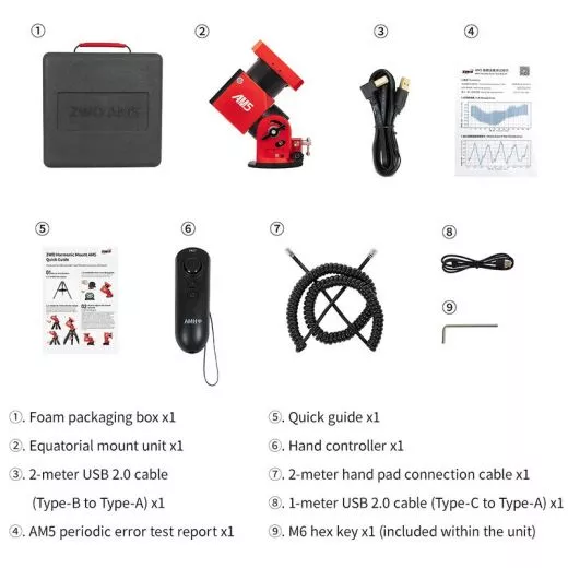 AKTION: Montierung AM5N Harmonic Equatorial Tripod TC40