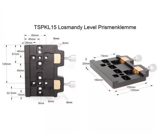TS-Optics XL Premium Losmandy 3 prism clamp