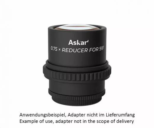 Askar 0.75x Reducer for 91F Flatfield Apo