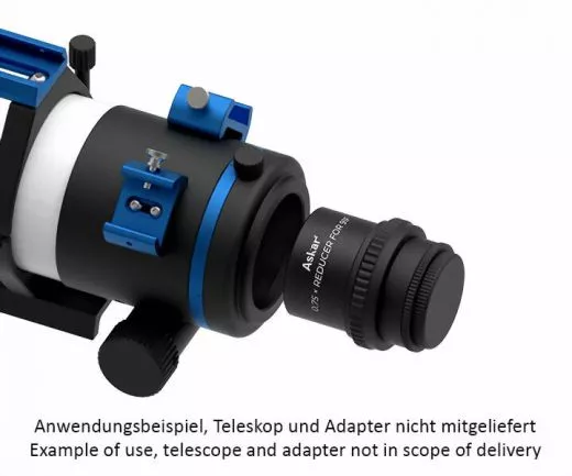 Askar 0.75x Reducer for 91F Flatfield Apo