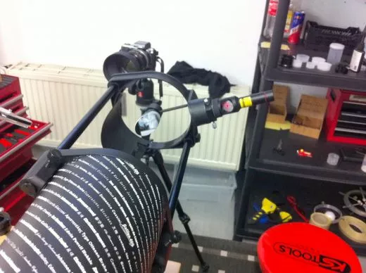 Hotech SCA laser collimator with crosshairs