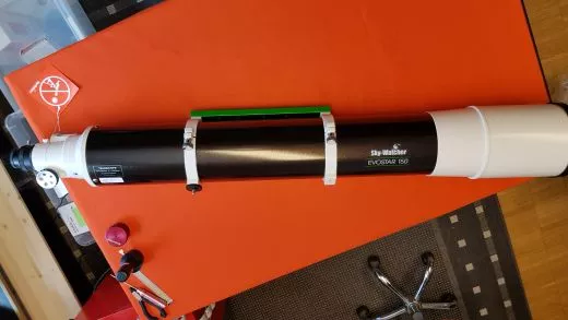 Rückläufer: Skywatcher Evostar 150 OTA Refraktor 150mm 1200mm f/8 optischer Tubus Teleskop