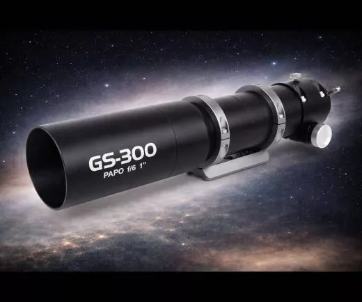 ToupTek 50/300 mm f/6 Flatfield Apo mit RAP Auszug - Astrofotografie und Guiding