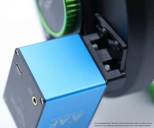 Astroprints Anbaukit für ToupTek AAF Motorfokus an Skywatcher HAC125DX Astrograph