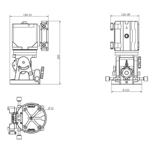 iOptron Mount HAE43C-EC AZ/EQ dual SWG