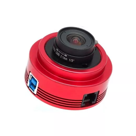 Rückläufer: ZWO ASI120MM-S USB3.0-High-Speed-SW-Kamera - Mond, Planeten, Wetter