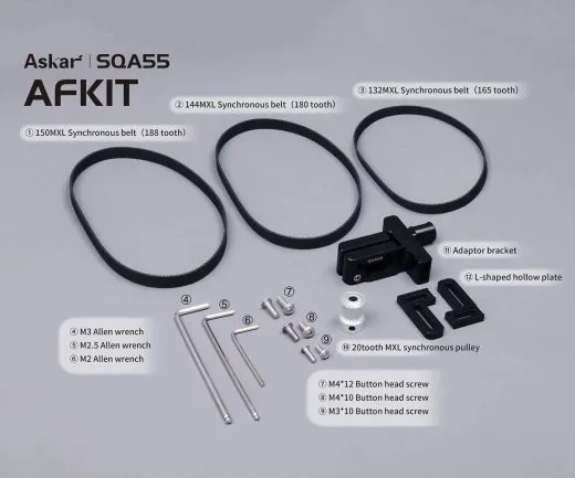Rückläufer: Askar Adapterkit für Motorfokussierer an SQA55 (z.B. ZWO EAF)