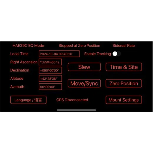 iOptron Montierung HAE29C-EC AZ/EQ dual SWG