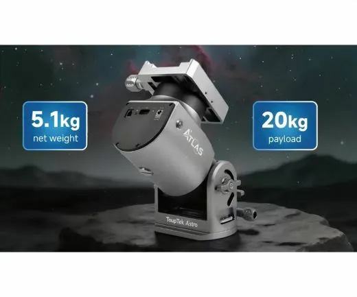 ToupTek ATLAS SH20 parallaktische Harmonic Drive Montierung