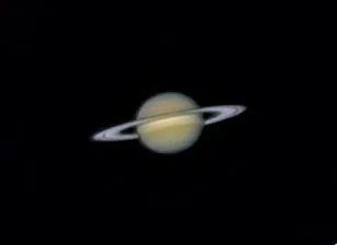 Saturn Aufnahme mit C8 und ASI585MC aufgenommen