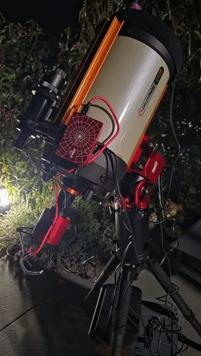 Saturn Aufnahme mit C8 und ASI585MC aufgenommen