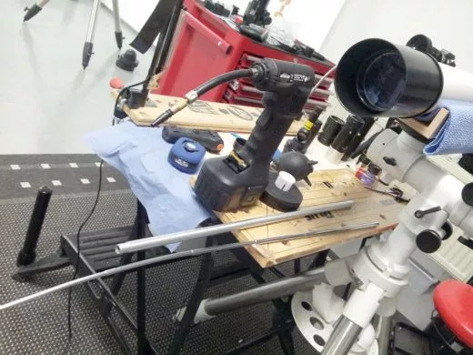 Remove dust from the mirror or lens on the inside surface