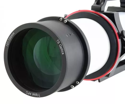 TS PHOTOLINE 107mm f/6,5 FPL53 Triplet Apo 3,5 Okularauszug