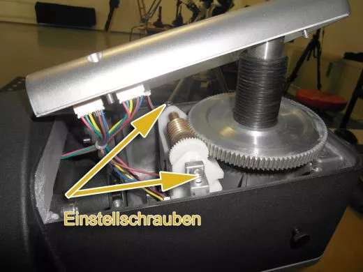 The bearings (bearing play) of the iOptron MiniTower can also be optimized.