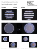 Ein Qualit�tsnachweis mit Sterntest und Ronchi f�r einen APO130f7-P TS PHOTOLINE 130mm f/7 Triplet APO FPL53 2.5 RPA Auszug