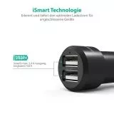 Mini USB Charger 2-Port 24W 5V / 4.8A USB for Car Socket