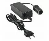 Power supply 12V 6A regulated with cigarette lighter socket for highest loads