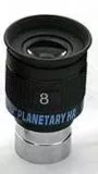 HR8 HR planetary eyepiece - 8mm focal length - 1.25 - 58  WW field Planetary ppp