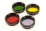 Mond / Planeten Filterset 1.25 (4 Glas Farbfilter) Gelb, Rot, Grn und Mond / Graufilter