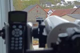 Turmfalke mit SkyWatcher SkyMax 127 Maksutov Teleskop und DSLR Kamera