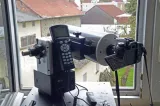 Turmfalke mit SkyWatcher SkyMax 127 Maksutov Teleskop und DSLR Kamera