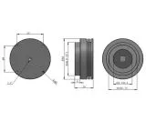 ZWO ASI120MM-S USB3.0-High-Speed-SW-Kamera - Mond, Planeten, Wetter