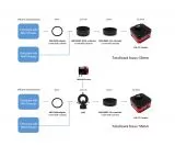 ZWO SW Astrokamera ASI183GT gekühlt mit integriertem 5pos Filterrad
