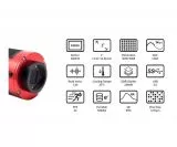 ZWO ASI533MC Pro / gekhlte Farb-Astrokamera - CMOS - Sensor D= 16 mm