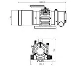 TS-Optics 76EDPH 6-Element Flatfield Apo 76mm F / 4.5 342mm