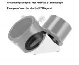 TS-Optics T2 90 Star Diagonal Prism with 28 mm free aperture for Observation and Photography