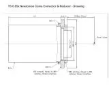 TS-Optics NEWTON Koma Korrektor 0.85x Reducer - Vollformat - 3 Anschluss