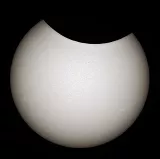 Partielle Sonnenfinsternis mit dem TS Photoline 60