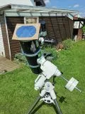 Sonnenfinsternis mit Smartphone und Baader Sonnenfilterfolie