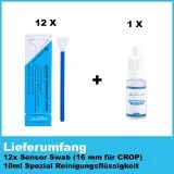 Lens-Aid Sensor Cleaning Set with Swabs and Liquid Cleaner for APS-C Cameras