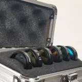 SkyGlow und 5 Planetenfarbfilter in Alukoffer (gelb, orangen, rot, grn, blau) Lacerta Filter Set