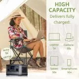 BRESSER Mobile Power Station tragbarer Stromspeicher 500 Watt Akku