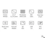 ZWO ASI585MC Farb USB3.0 Astrokamera - Sensor D=12,84 mm