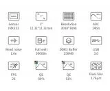 ZWO ASI533MC / Farb Astrokamera, ungekhlt, Chip D= 16 mm - 3,76 m Pixel
